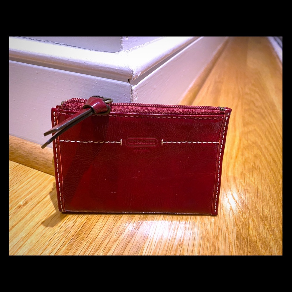 Brand New Coach Mini Zip Wallet/ Coin Purse